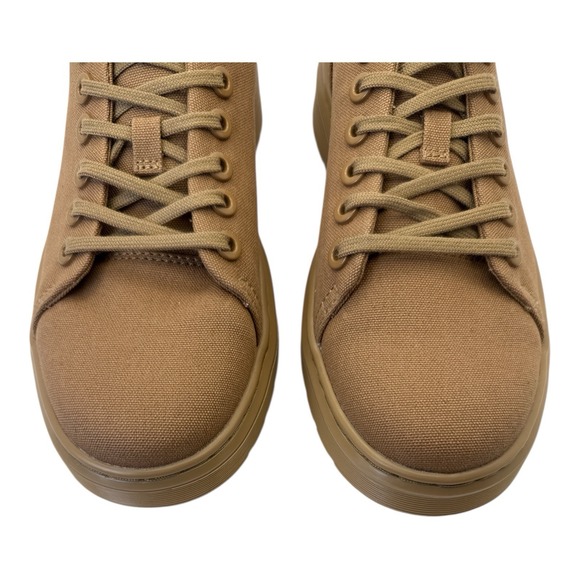 Dr. Martens AirWair Women's Dante Canvas Muted Savannah Tan Sneakers, Size 8 - Picture 3 of 8